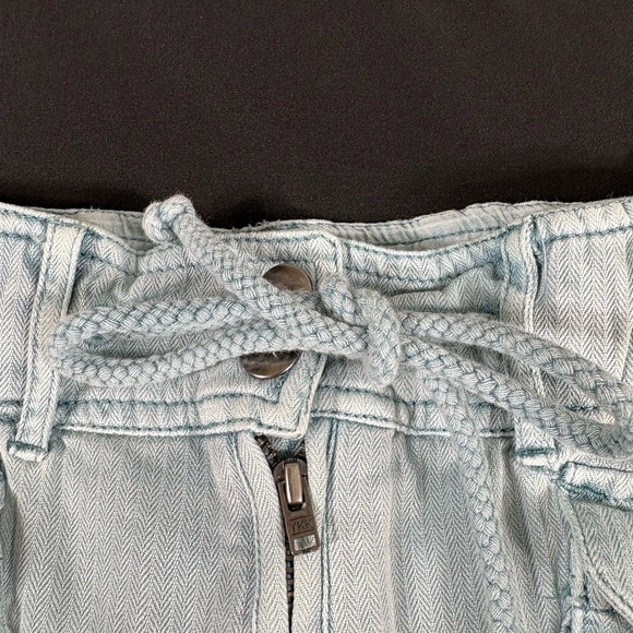 Free People Women Green Cargo Cut Off Shorts  Size XS - Picture 6 of 12